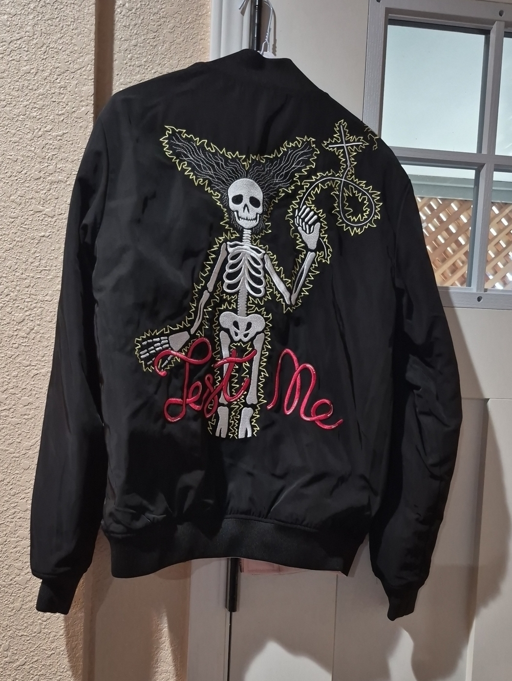 Melanie Martinez Reversable Light Pink/ Black  Bomber Jacket.